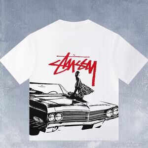 Stussy Men's White Short-Sleeve T-Shirt